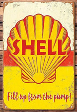 Blechschild 30x20 Schild Shell