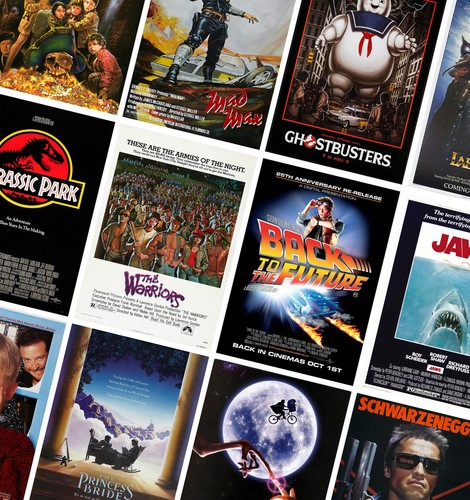 Klassische vintage filmplakate - klassische,