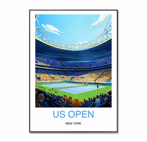 Open tennis poster us - us,