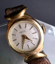 Damen Uhr SECA vergoldet 17