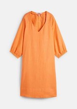 Neu Kleid aus reinem Leinen