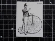 Unbenutzter LaBlanche Stempel Vintage Fahrrad - La Blanche Silikonstempel