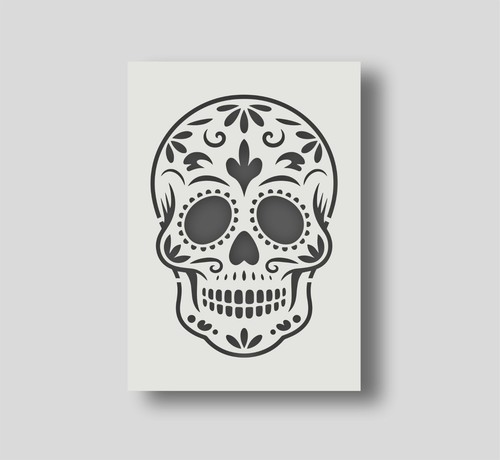 Wiederverwendbare sugar skull - wiederverwendbare,