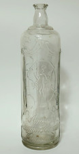 Alte antike 1 Liter Flasche Anton Riemerschmid München Glasflasche Art Deco Glas
