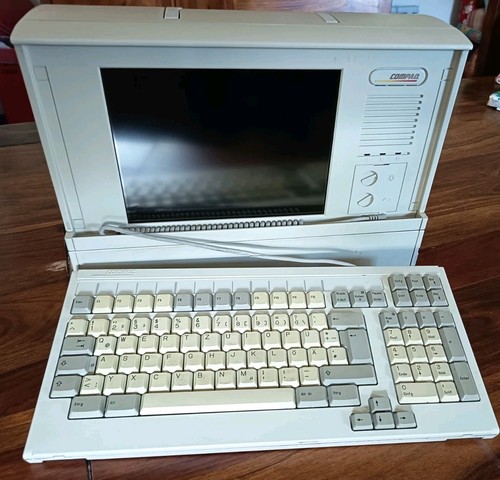 Compaq portable 486c - compaq, retro