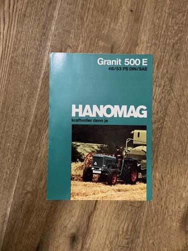 Orig hanomag granit 500e - orig.,