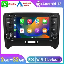 Für Audi TT 8J 2006-2014 Android13 Carplay Autoradio GPS NAVI BT WIFI RDS 2+32GB