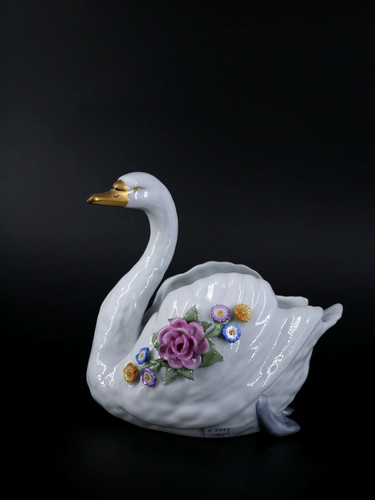 Schwan figur vogel blumen - figur,