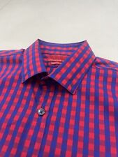 ZARA - Herren kurzarm Hemd - Größe M Superslim Fit - kariert karo