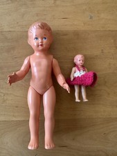 2 alte  SCHILDKRÖT  PUPPEN 50er oder 60 er JAHRE Nr. 8 und Nr. 19