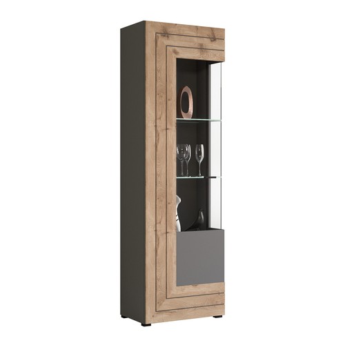 Vitrine freno grau nox - vitrine, oak