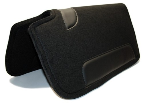 Westernpad filz schwarz cut - filz,