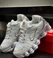 Nike Shox TL White Silver
