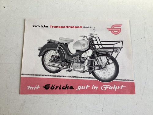 Göricke prospektdoppelseite - göricke,