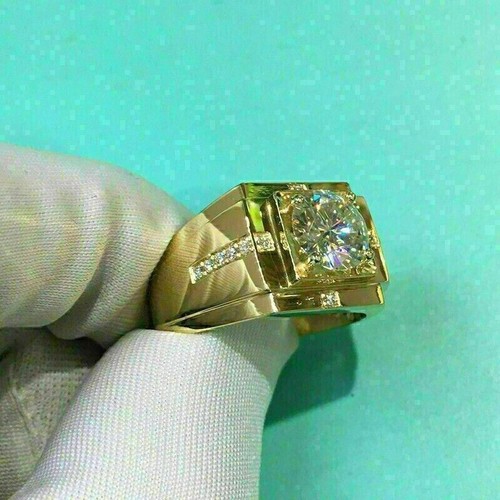 14k gelbgold plattiert 2ct - 14k,