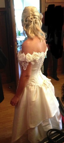 Brautkleid sweethart creme - brautkleid,