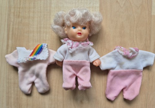 Vintage baby mini puppe - mini,
