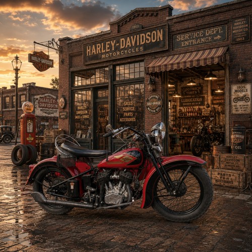 1935 harley davidson - 1935, vl