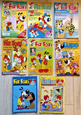 7x Fix & Foxi, 1x Lupo Comic Heft, Sammelband, Konvolut, Retro