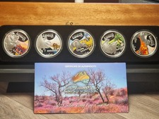 5x 1 oz Silbermünze Australien 5 x 1 Dollar 2013 Silber Discover Australia 