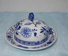 Hutschenreuther Zwiebelmuster - Butterdose, rund/Kaviardose