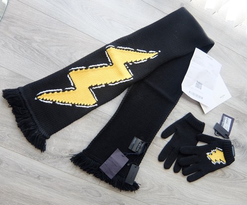 Prada scarf gloves - gloves, set