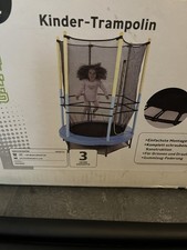 Crane Kinder Trampolin  mit Sicherheitsnetz für drinnen und draußen