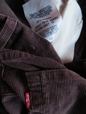 Levi's 507 Bootcut Cord Jeans Hose W 29 /L 30 Lila-Braune Vintage Cordhose KULT!