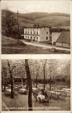 Ak Wałbrzych Waldenburg Schlesien, Bärengrund, Lachmanns Gasthof... - 4963401