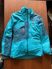 Scott Skianzug Damen 3teilig Gr. XS Blau Freeride Snowboardanzug Jacke Hose Top