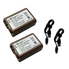 2x Kamera-Akku 1,3Ah + USB-C