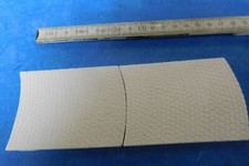 1:72 Diorama - Zubehör: 2x Straßenteil No.3 Kopfsteinpflaster Bogenform unbemalt