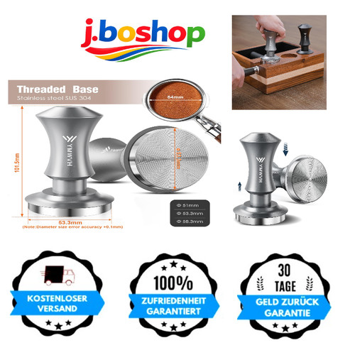Kaffee tamper 53mm ripple base - ripple,