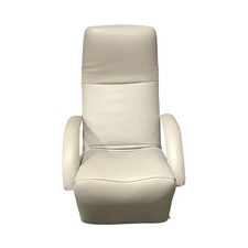 Jori Sessel Yoga JR7360 Leder Celia Egg Weiß Creme Gestell Schwarz Lackiert