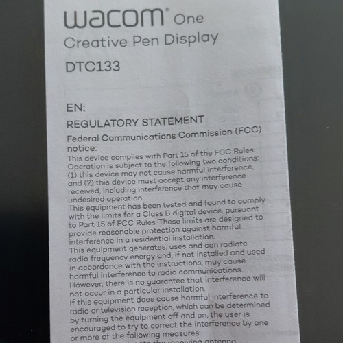 Wacom one creative pen display - one,