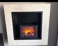 Bio Ethanol Wanddeko , Steingut  Massiv und Dekorativ wärmend b.Otto erworben 