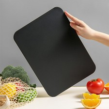 TPU Schneidebrett Mittelgroß 33*24CM, Küchenbrett rutschfest BPA-frei Schwarz DE