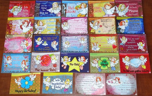 Schutzengel engel postkarte - schutzengel,