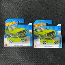 2 x Hot Wheels Ford Escort RS2000 grün 2024 Factory Fresh 23/250 Auto Sammel