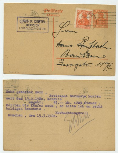 90734 ganzsache 112 a - -,