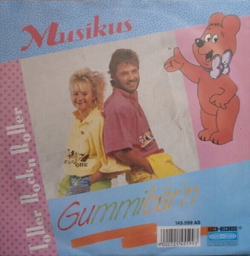 Musikus gummibärn vinyl - gummibärn,