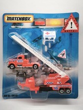 PETERBILT FIRE CITY DEPARTMENT EMERGENCY SET MATCHBOX CONVOY EM 60 EM 62 OVP BOX