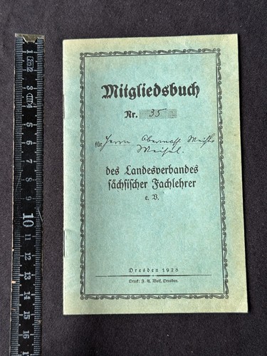 Altes mitgliedsbuch - altes,