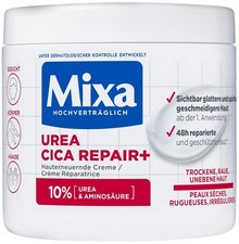Mixa Urea Hauterneuernde Creme 400 ml Repariert glättet trockene raue Haut Füße
