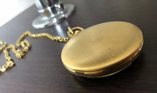 Taschenuhr in Gold Junghans Erbstück Sammlerobjekt Made in Germany mit Kette rar