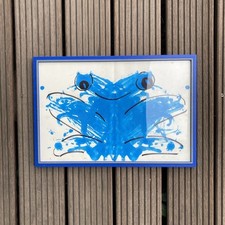 Bild + Hama Bilderrahmen Holz Glasblau 30 × 45 cm, m Unikat , Kinder Zi, Porträt