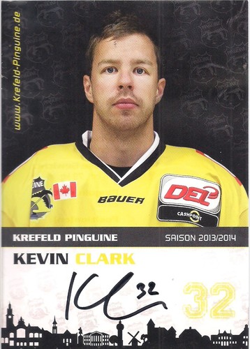 Autogramm kevin clark - autogramm,