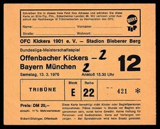 Ticket | 1975-1976 | Kickers