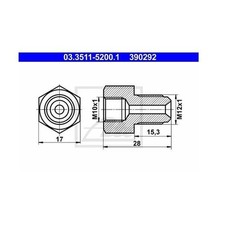 Ate adapter für bremsleitung - adapter,