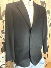 Casmere Kaschmir Herren Anzugjacke Schwarz Gr. 54 Pure Cashmere
